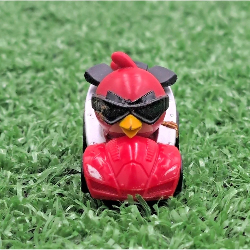 Angry Birds Go Telepods Kart Racer Car Toy Lot Flag Vintage